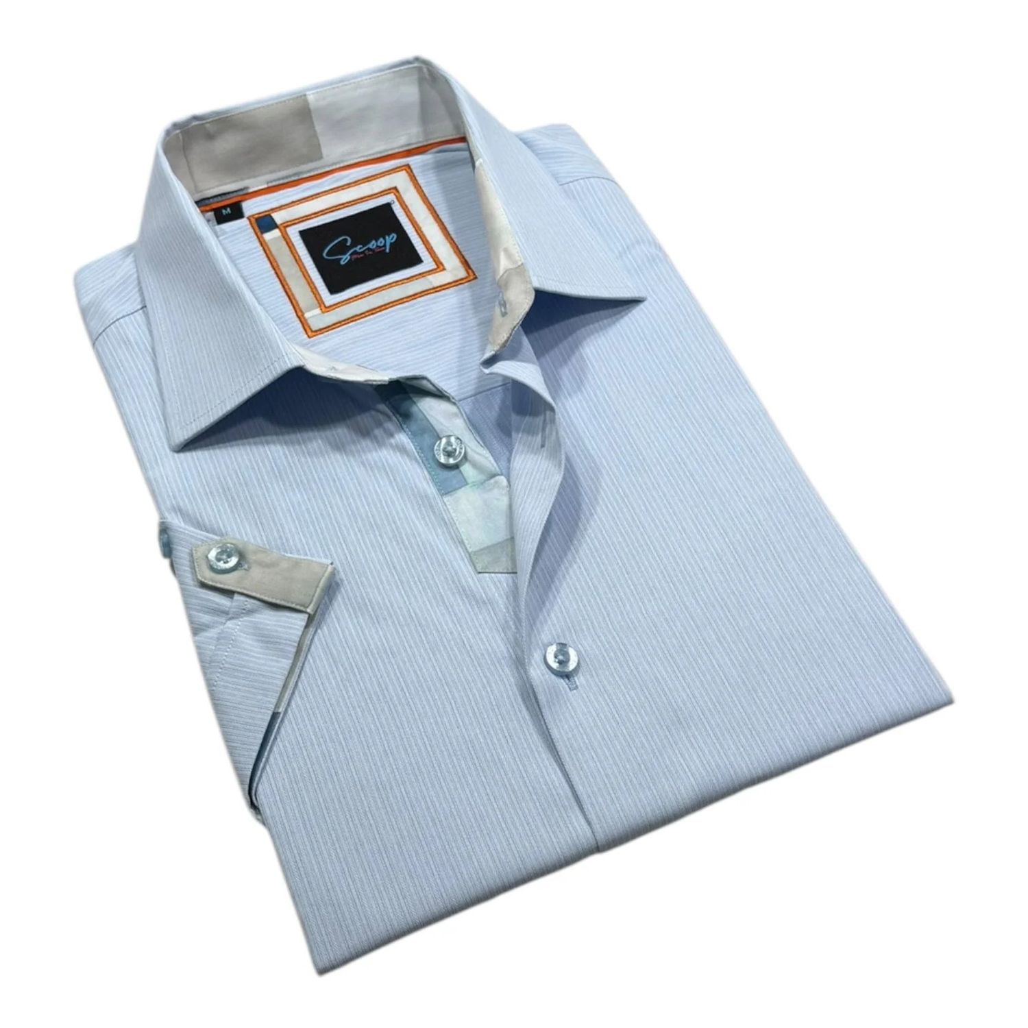 Scoop S/S Cotton Sport Shirt - Camino