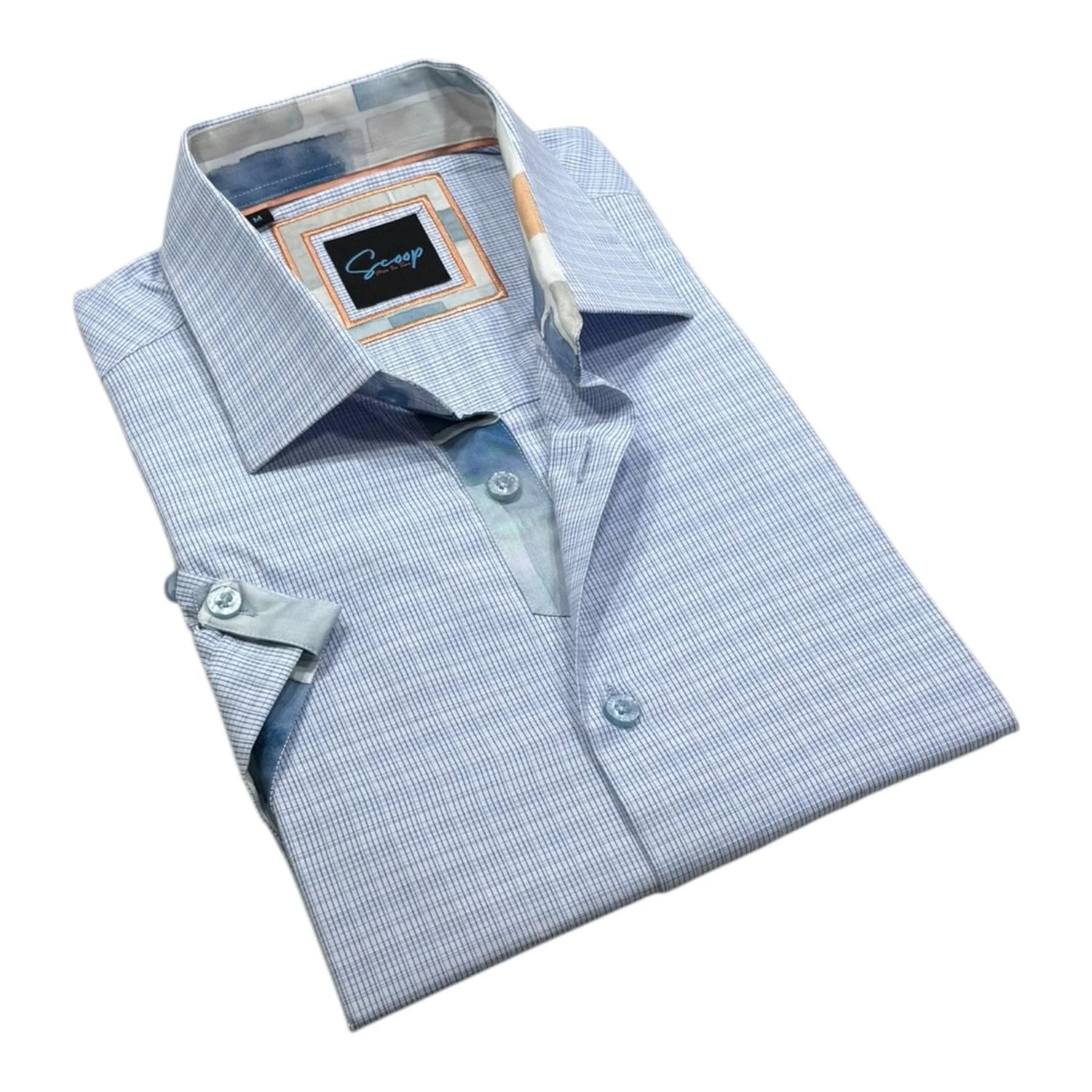 Scoop S/S Cotton Sport Shirt - Canton