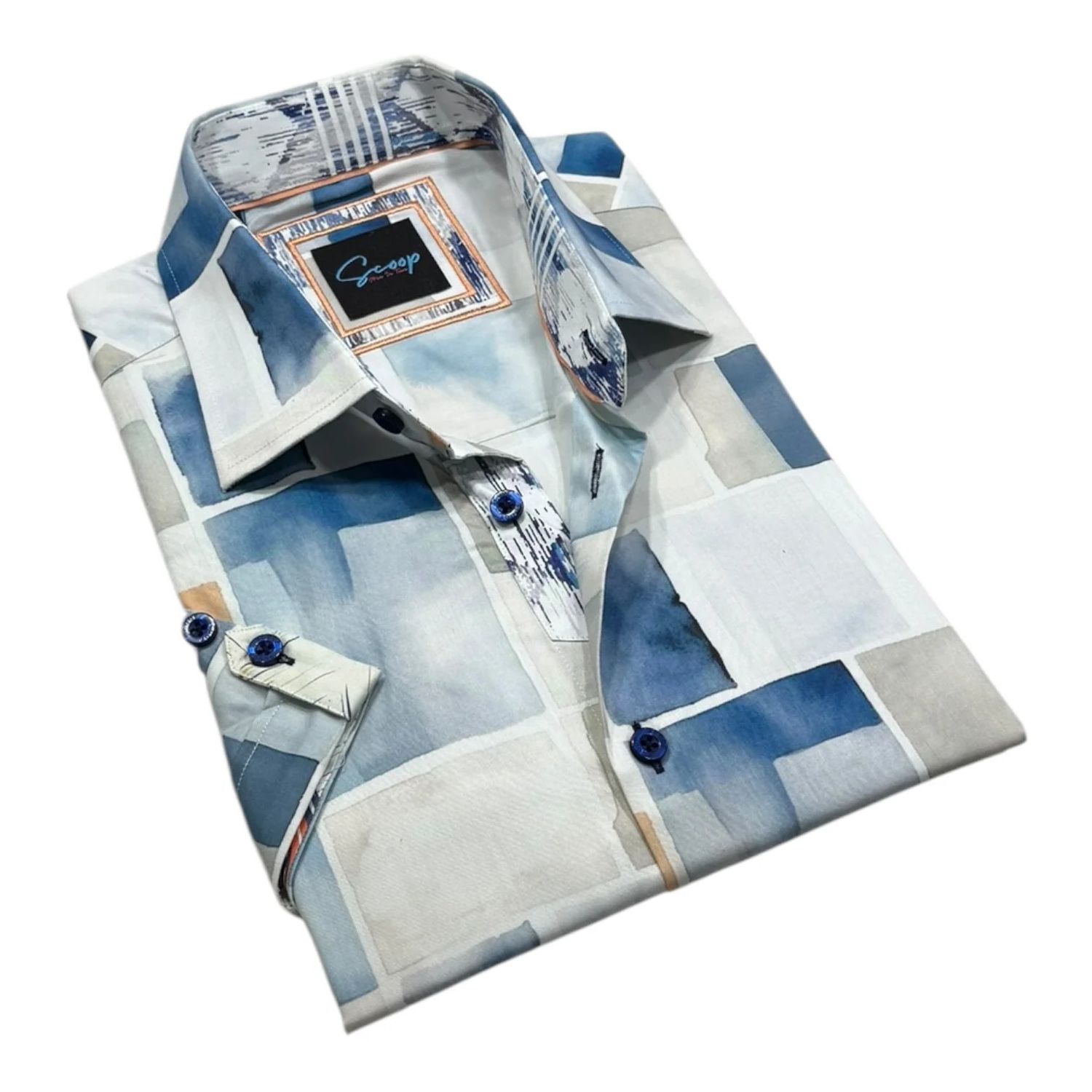 Scoop S/S Cotton Sport Shirt - Canton