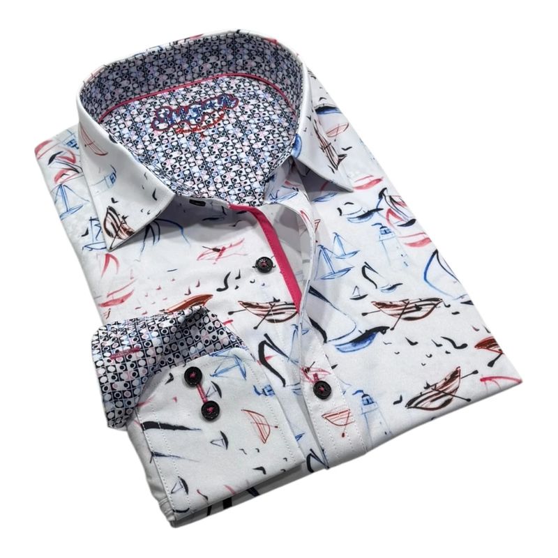 Sugar Microfiber L/S Sport Shirt - Courant