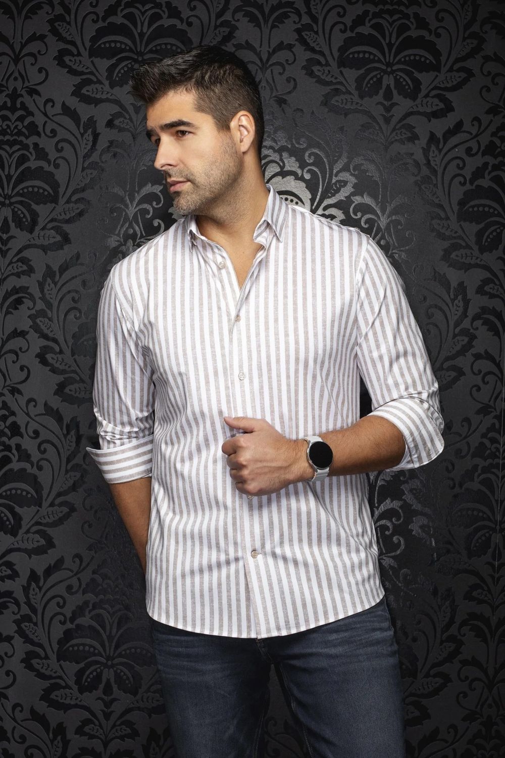 Au Noir L/S 360 Stretch Sport Shirt - Telly