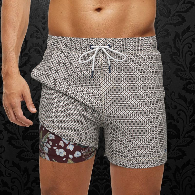 Au Noir Swim Trunks w/ Lining - Hunt