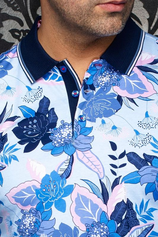 Au Noir S/S Stretch Polo - Hiva