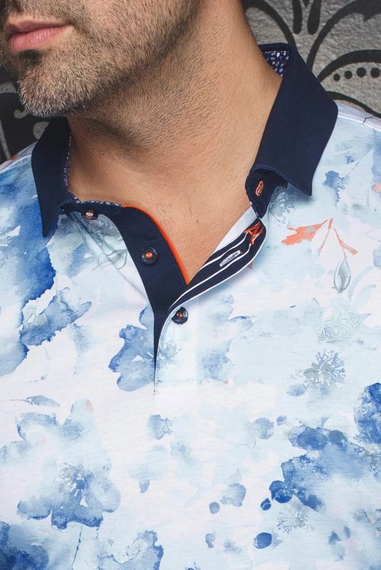 Au Noir S/S Stretch Polo - Anzio