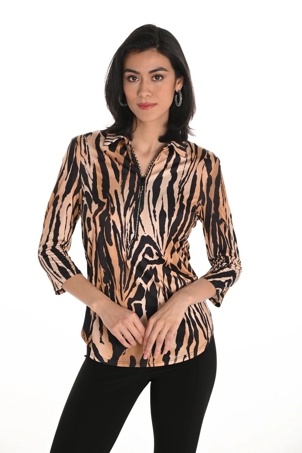Lyman 3/4 Sleeve Knit Top - 253308