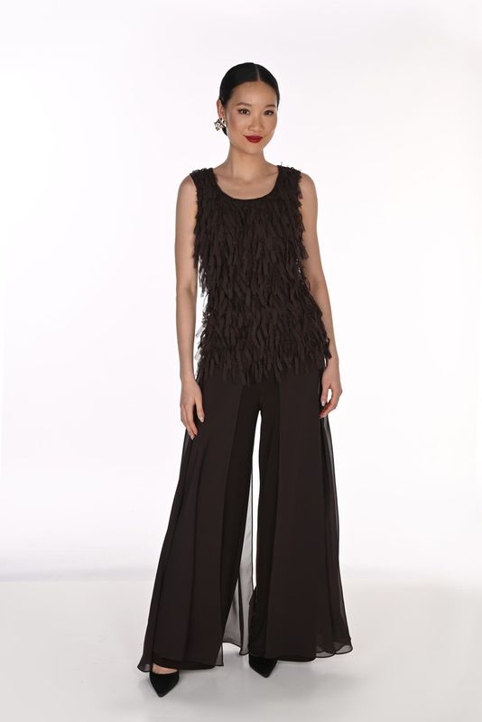 Lyman Wide Leg High Waist Pants 198256
