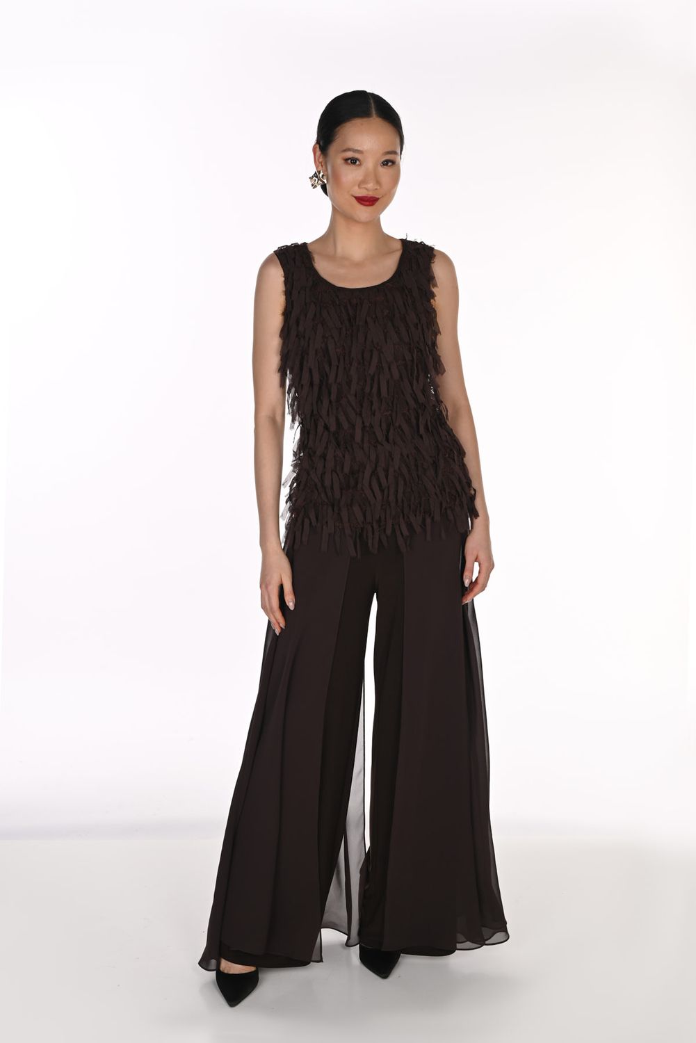 Lyman Wide Leg High Waist Pants 198256