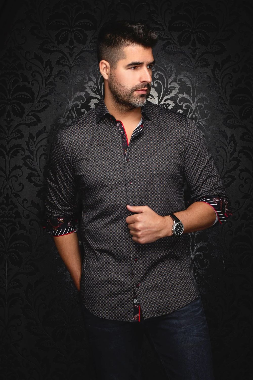 Au Noir 360 Stretch L/S Sport Shirt - Genesis