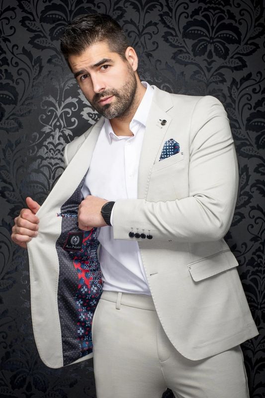 Au Noir Stretch Blazer - Giacomo