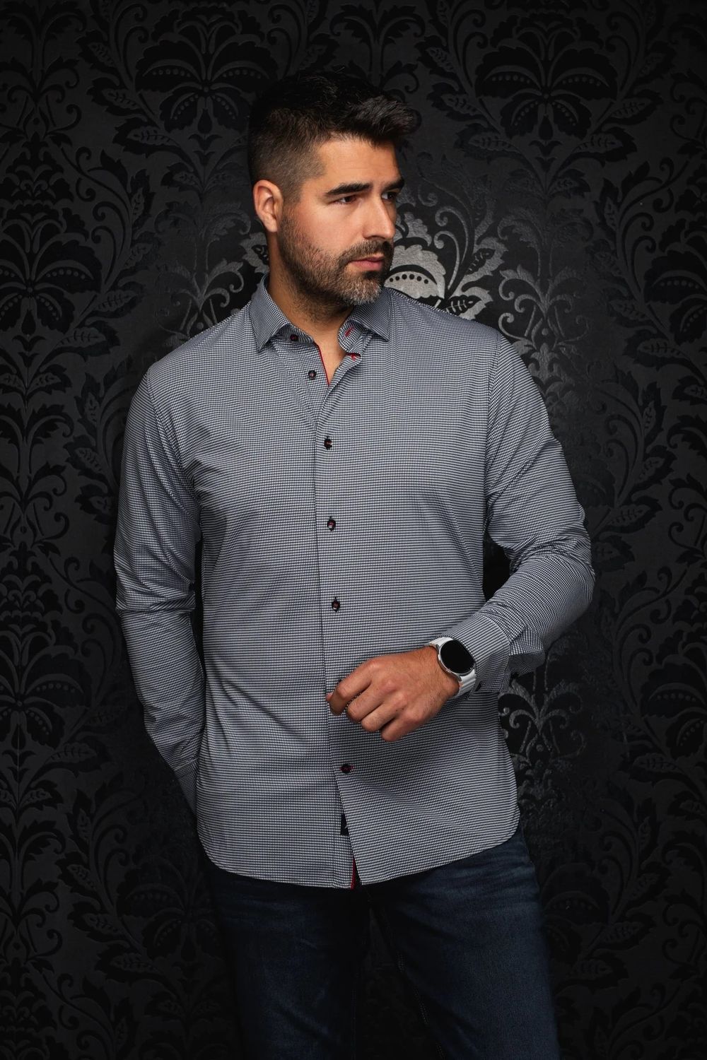 Au Noir Performance Stretch L/S Shirt - Salento