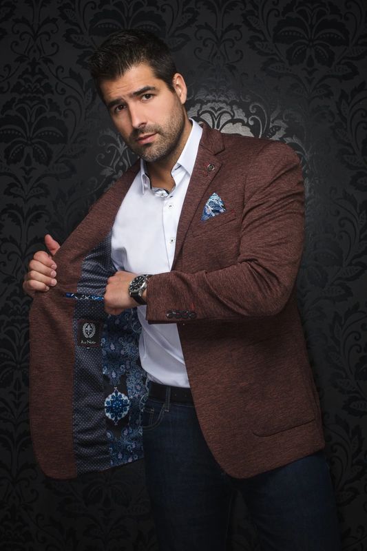 Au Noir Stretch Blazer Delon