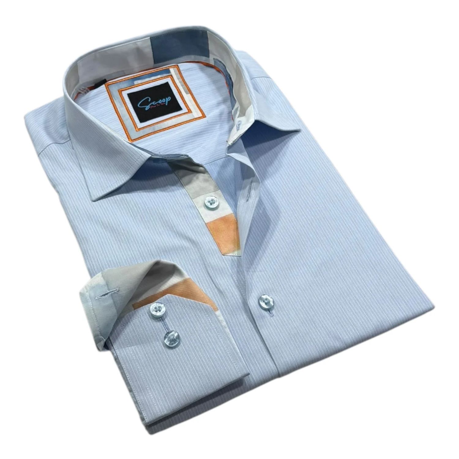 Scoop L/S Cotton Sport Shirt - Camino
