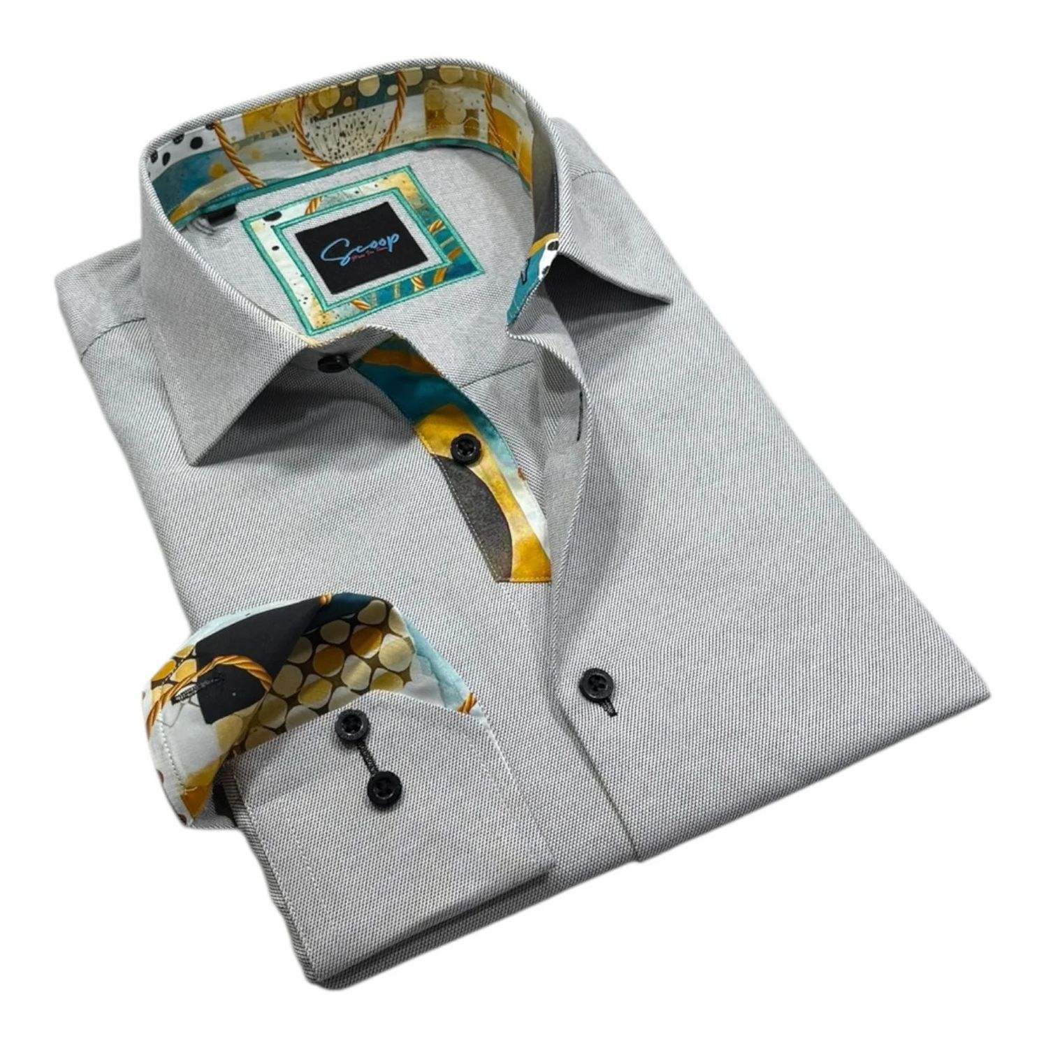Scoop L/S Cotton Sport Shirt - Cumpari
