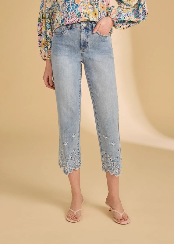 FDJ Olivia Straight Crop Denim
