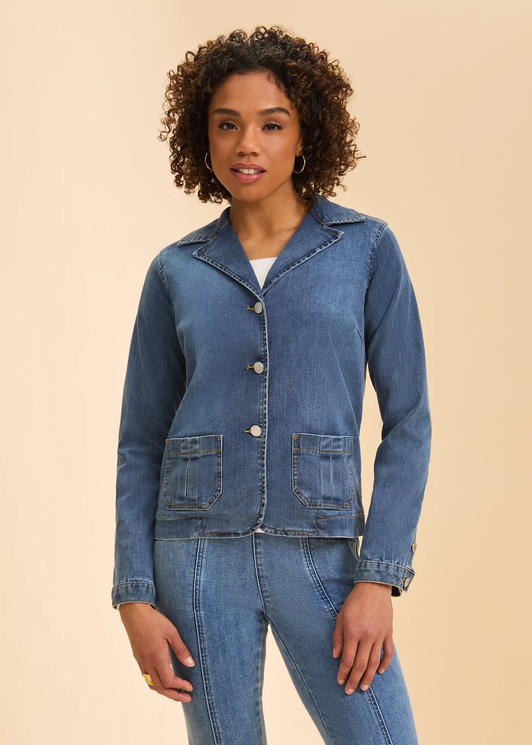 FDJ Denim Blazer Jacket 1913370