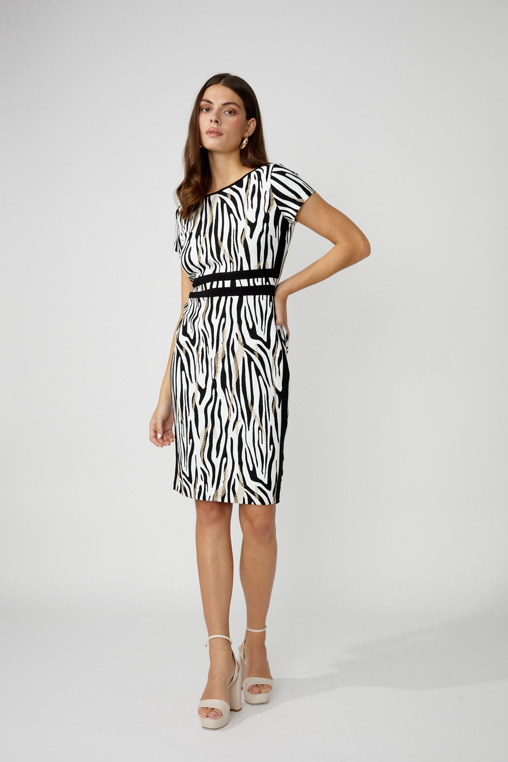 Lyman Animal Print Dress 256417