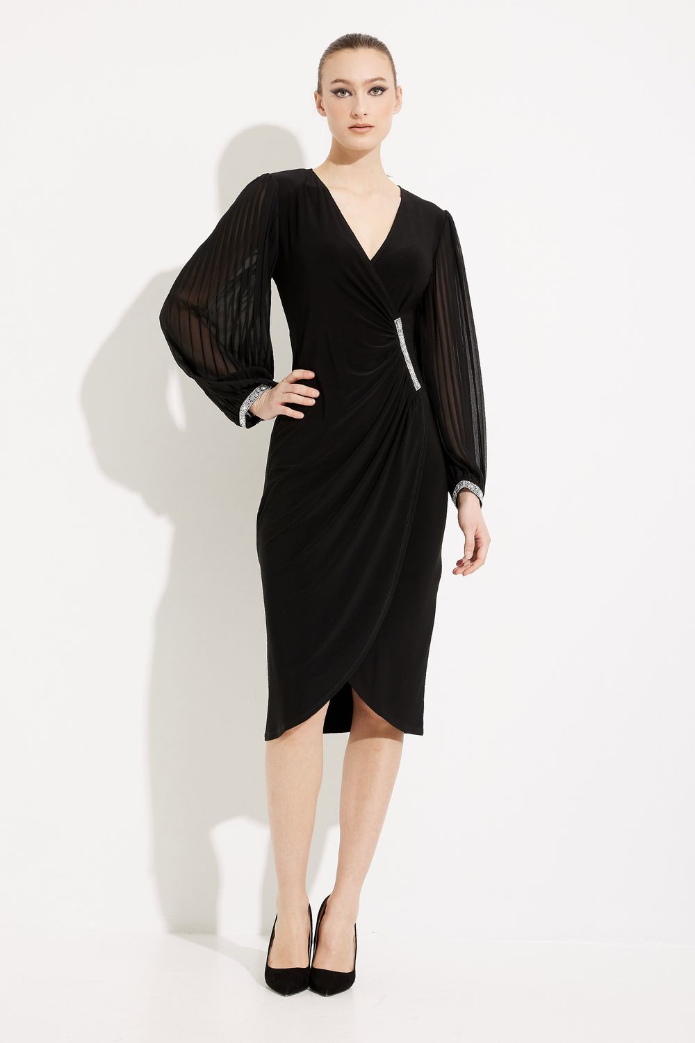 Ribkoff Shimmer Wrap Dress 224046