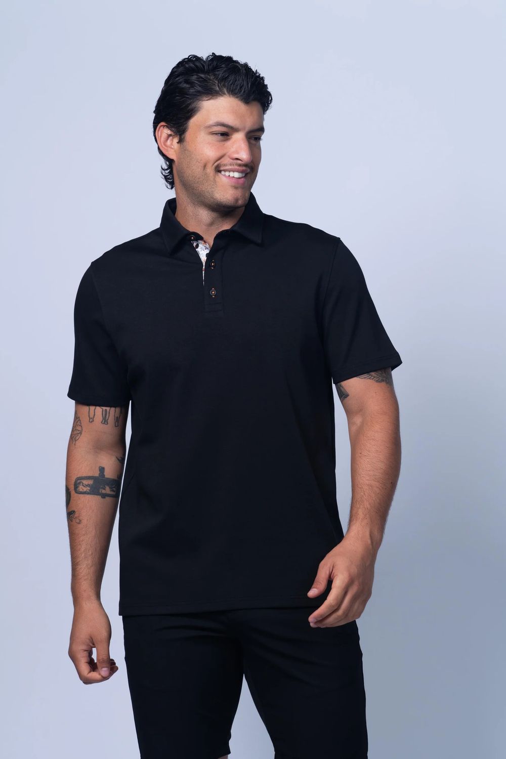7 Downie St. Ultraflex Mercerized Cotton Polo