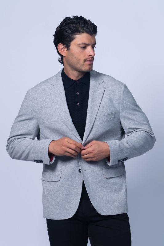 7 Downie St. Tencel Knit Blazer - Jeffrey