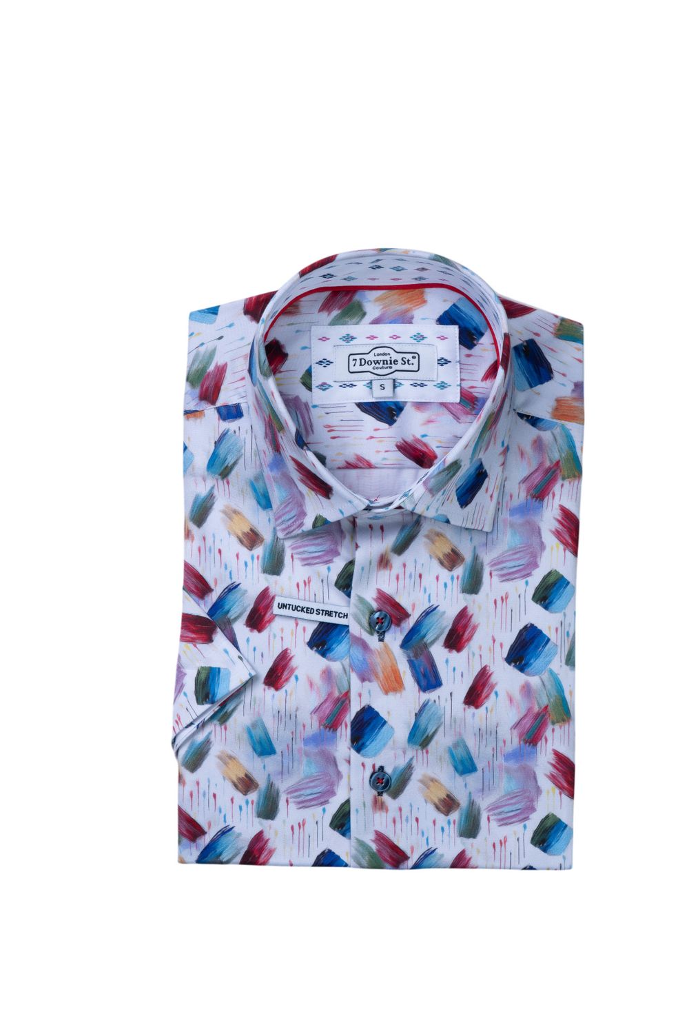 7 Downie St. Cotton Stretch S/S Shirt 9098