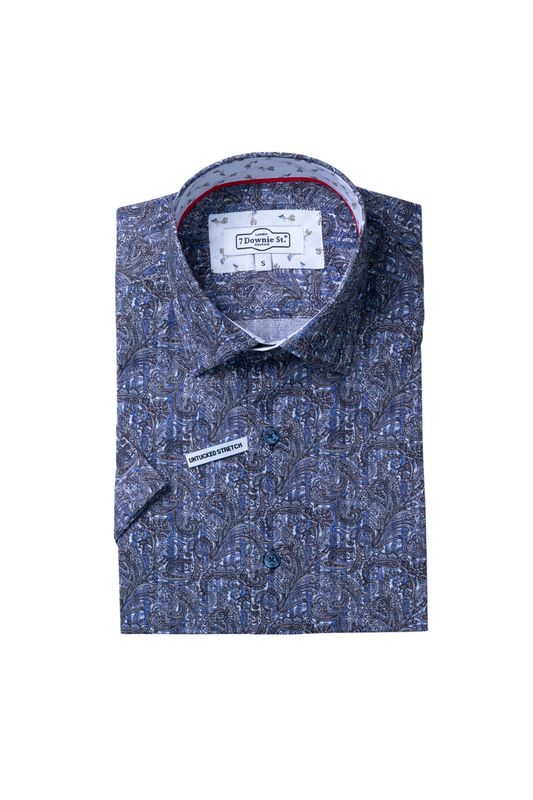 7 Downie St. Cotton Stretch S/S Shirt 9104
