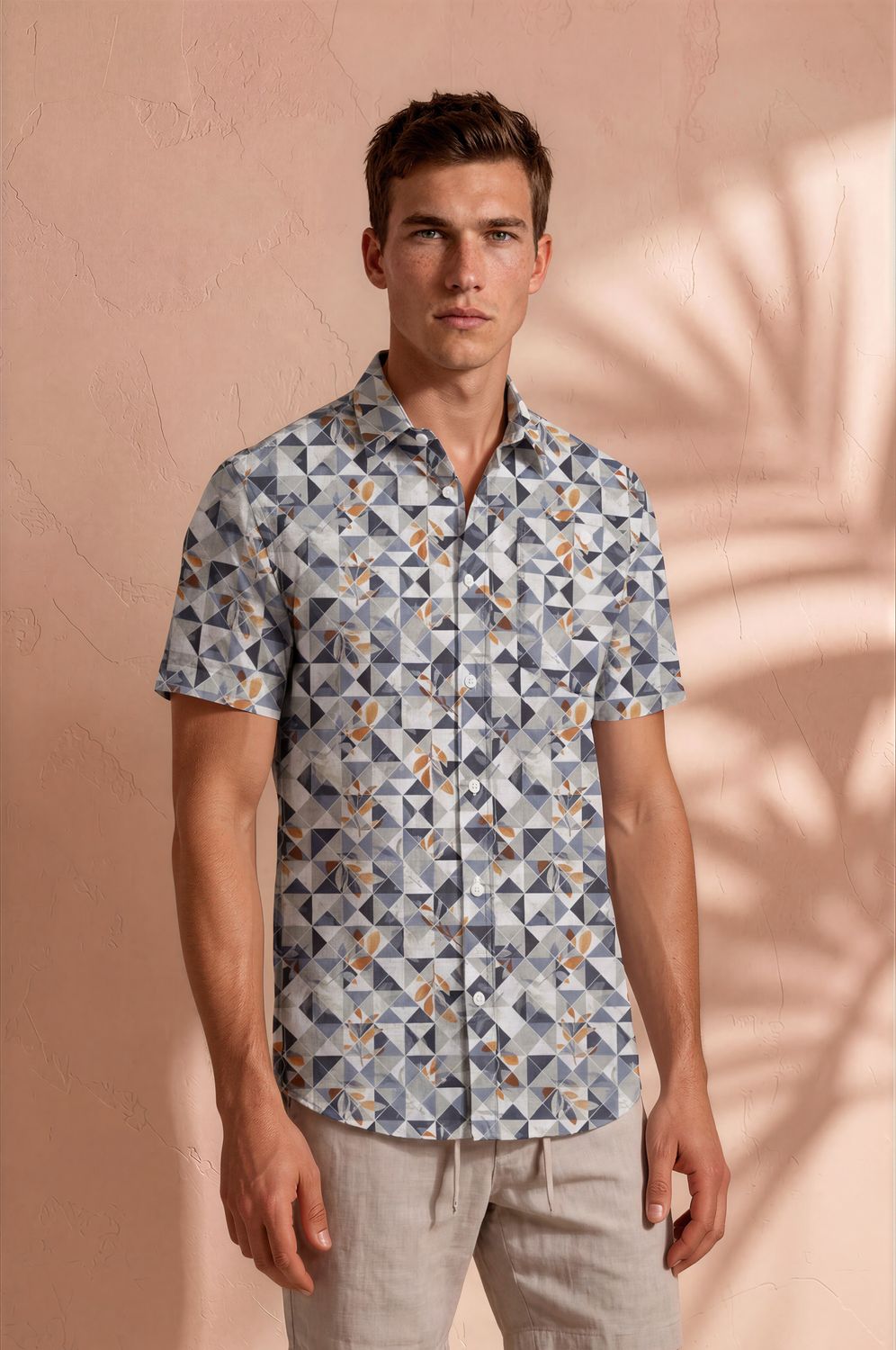 P/Z Easy Care S/S Sport Shirt - 7664722