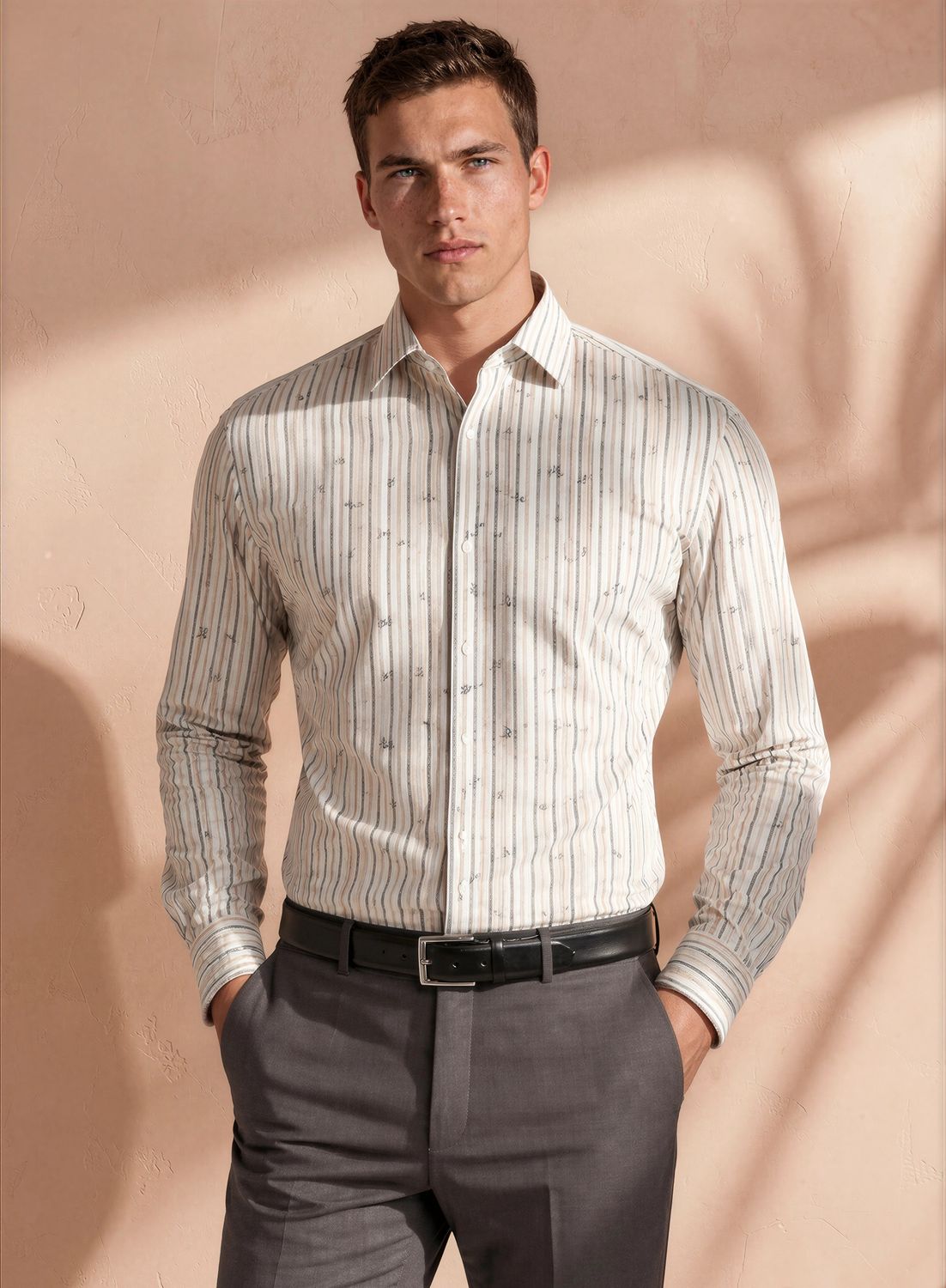P/Z 4 Way Stretch L/S Sport Shirt - 7664246