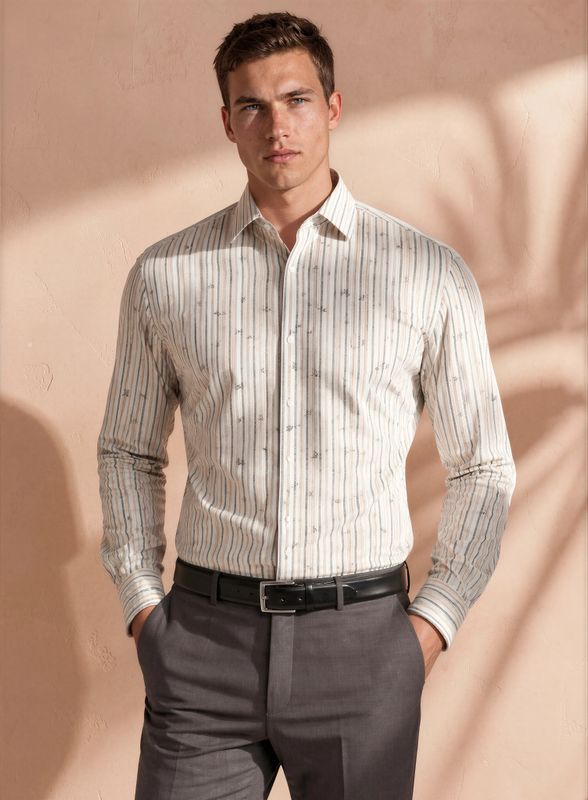 P/Z 4 Way Stretch L/S Sport Shirt - 7664246