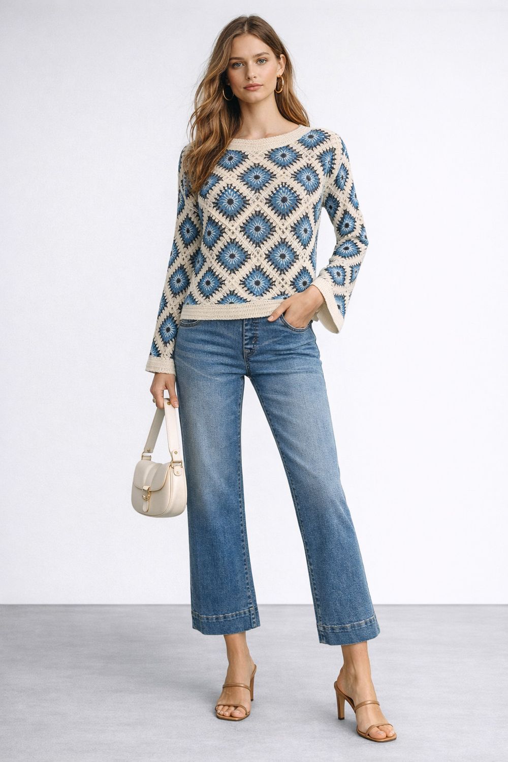 P/Z Crochet Sweater - 8663009