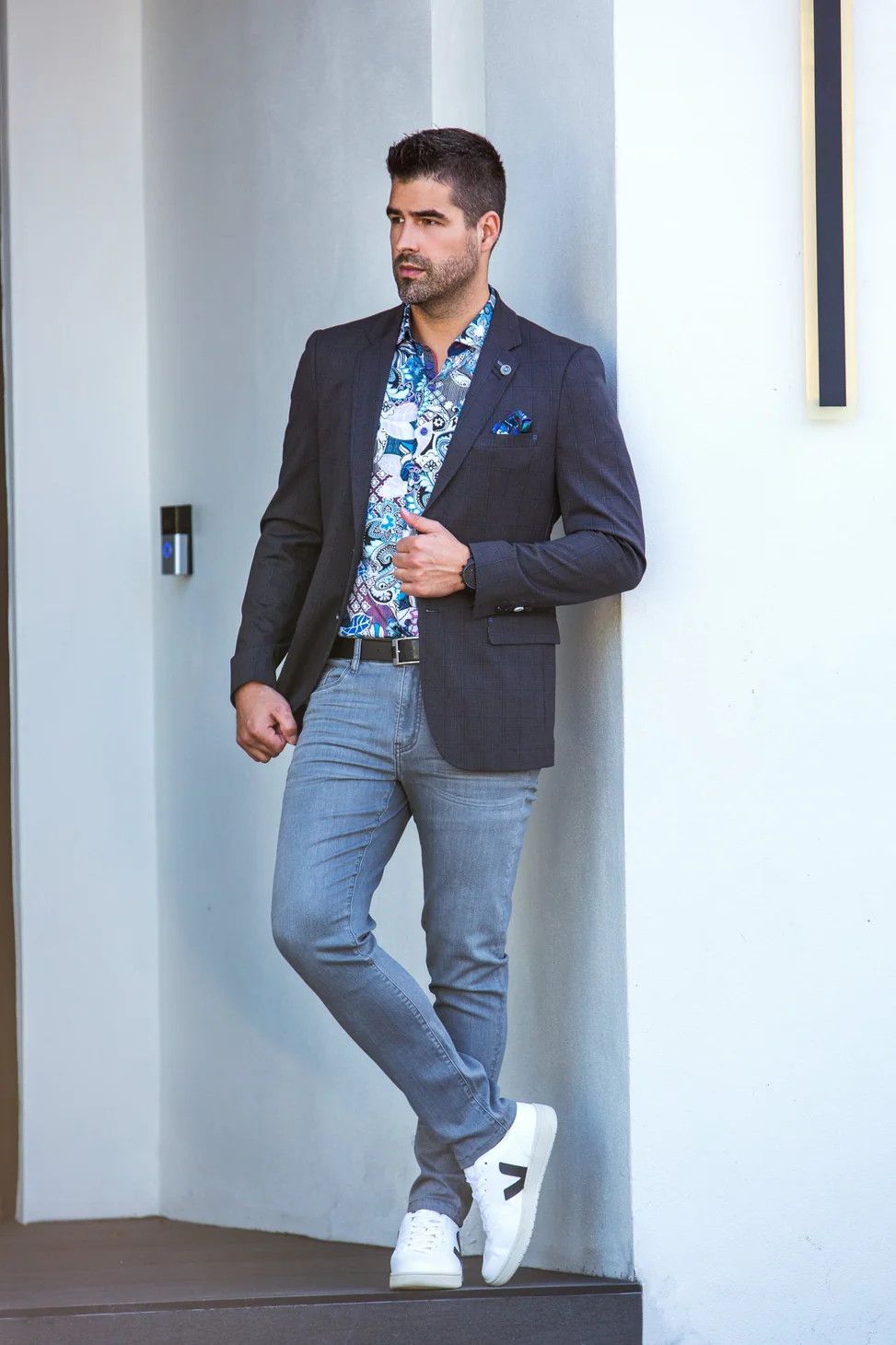 Au Noir Stretch Blazer Anderson