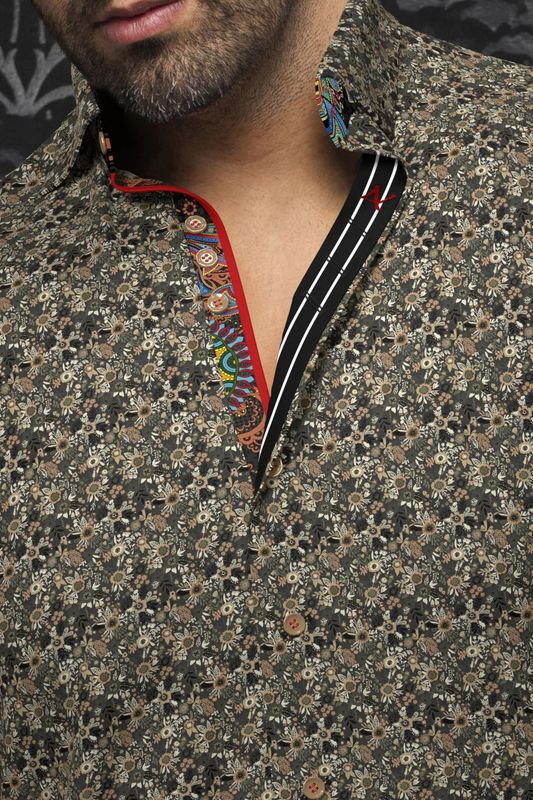 Au Noir L/S Cotton Stretch Shirt - Maddox