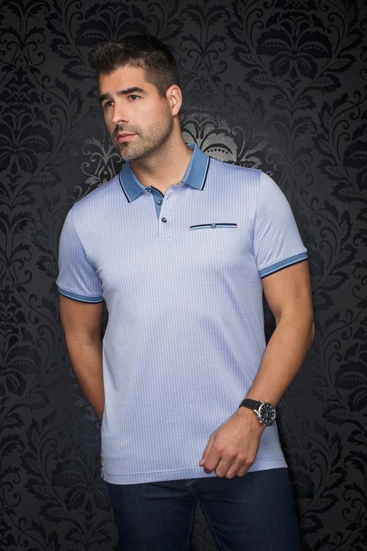 Au Noir Stretch Knit Polo - Mayberry
