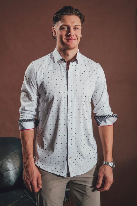 Au Noir L/S Cotton Stretch Shirt - Clyde