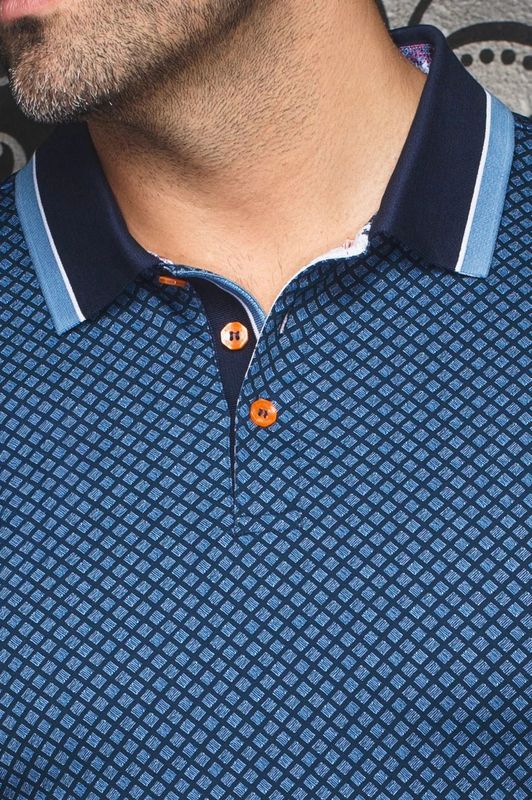 Au Noir Stretch Knit Polo - Fairmont
