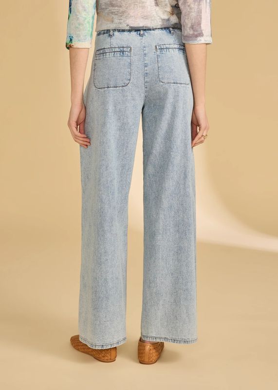 FDJ Loose High Rise Wide Leg Denim - 5704992