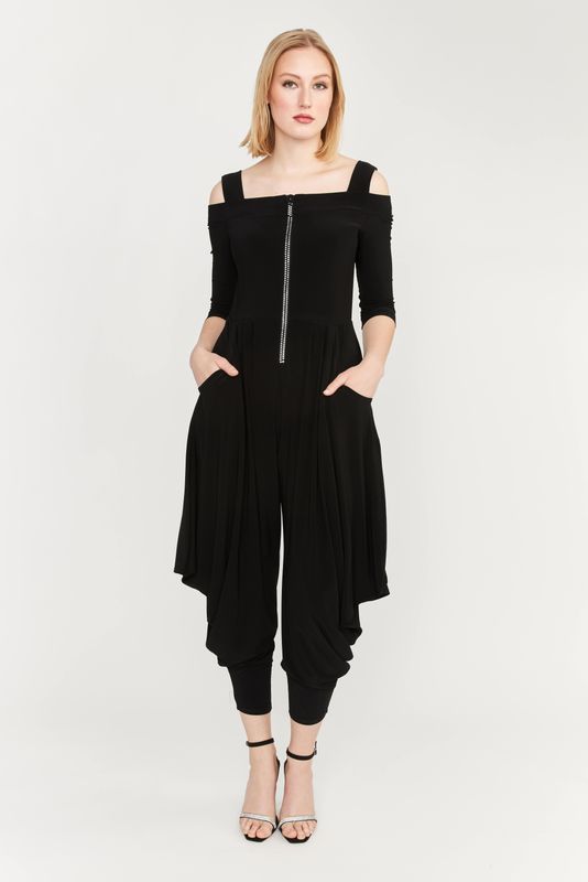 Lyman Cropped Off-shoulder Jumpsuit 176080
