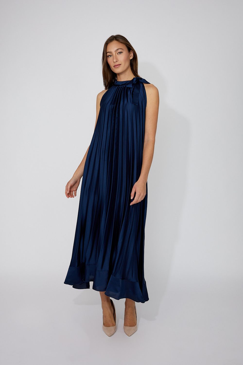 Lyman Midi A-line Dress 268260