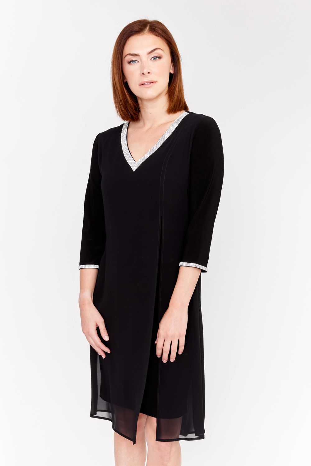 Lyman Knee-length Shift Dress Style 208003