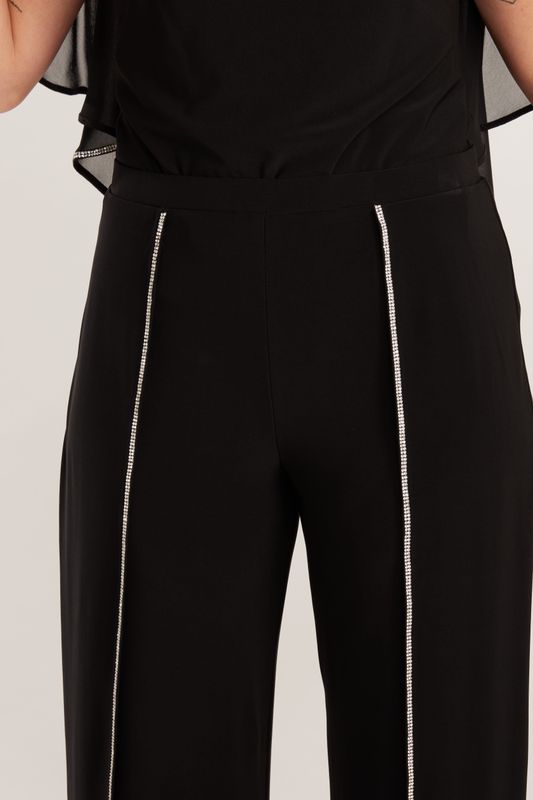 Lyman Embellished Wide-leg Pants 218004