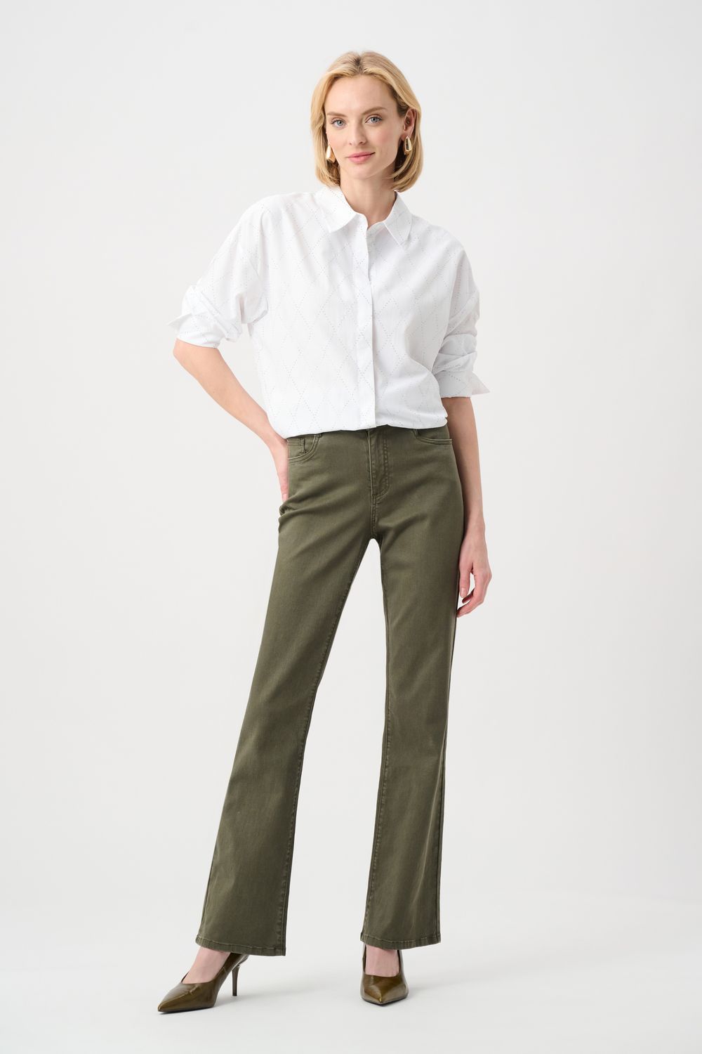 Ribkoff Boxy Blouse w/ Rhinestone Detail 263922