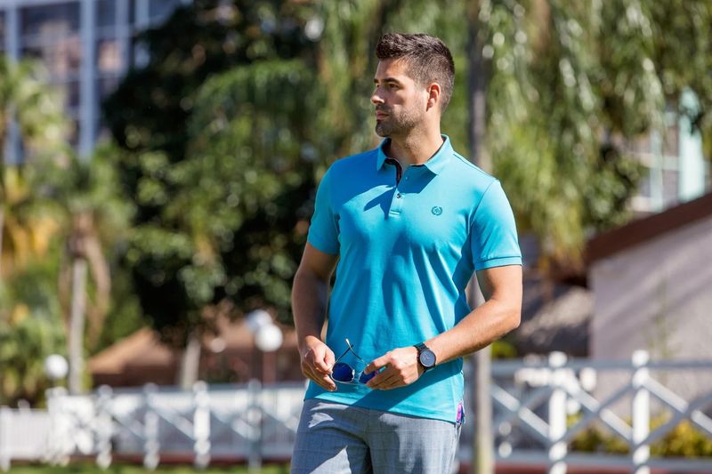 Au Noir Dry Fit Stretch Polo - Eagle