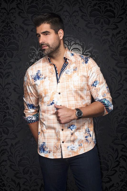 Au Noir L/S Cotton Stretch Sport Shirt - Loano