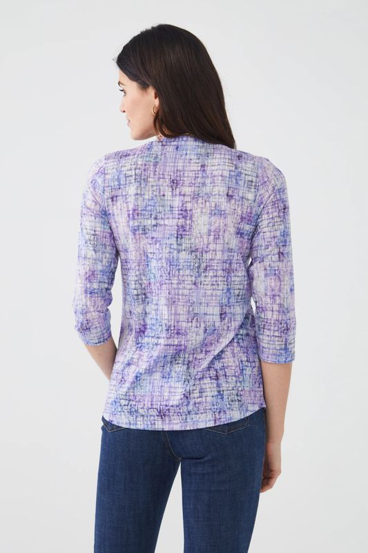 FDJ  3/4 Sleeve Scoop Neck Top - 3546844