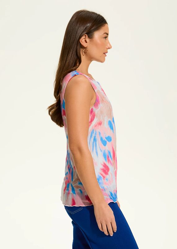 FDJ  Crinkle Pleated Mesh Top - 3353814