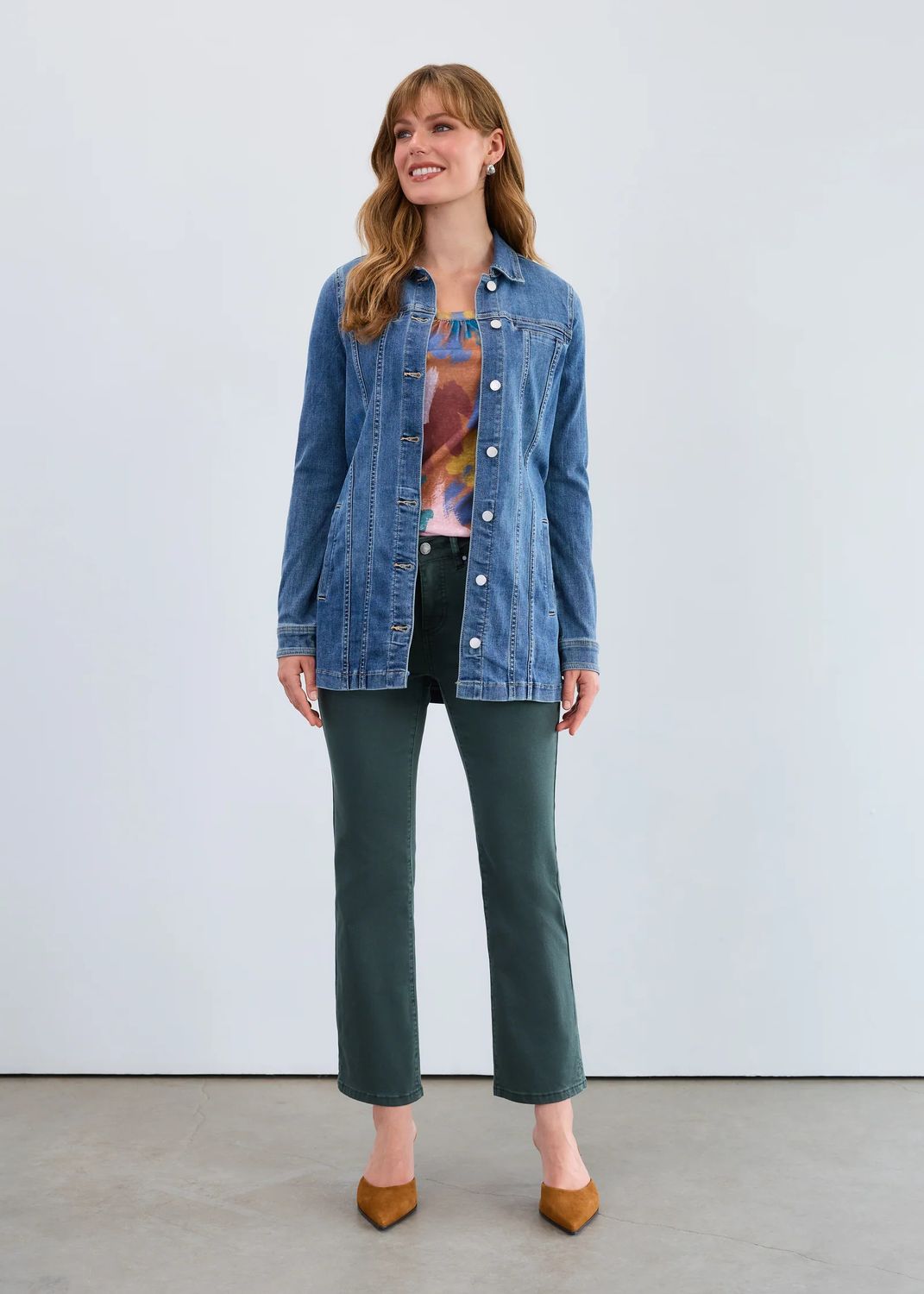 FDJ Long Denim Jacket - 1825669