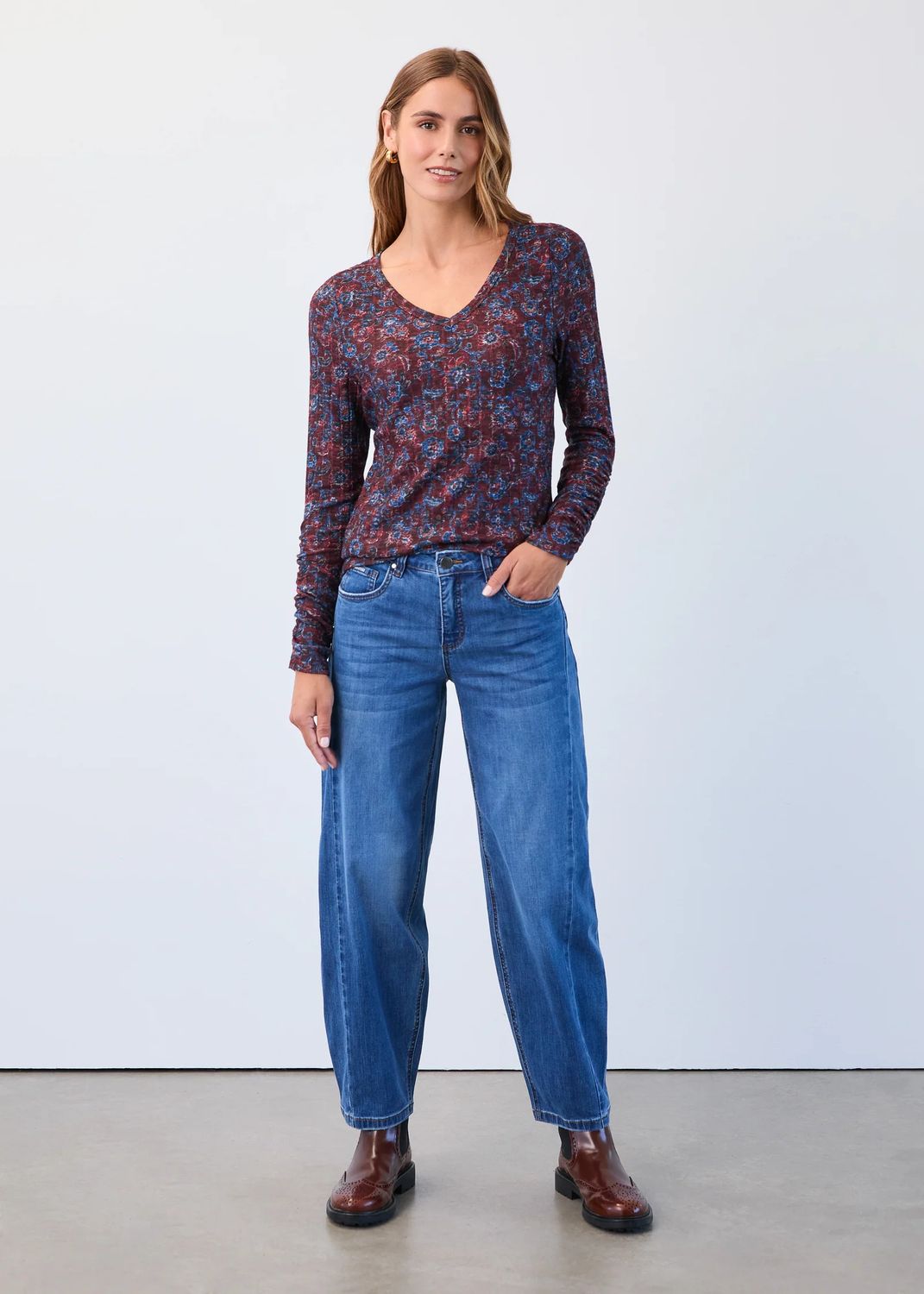 FDJ Long-Sleeve V Neck Top 3184508