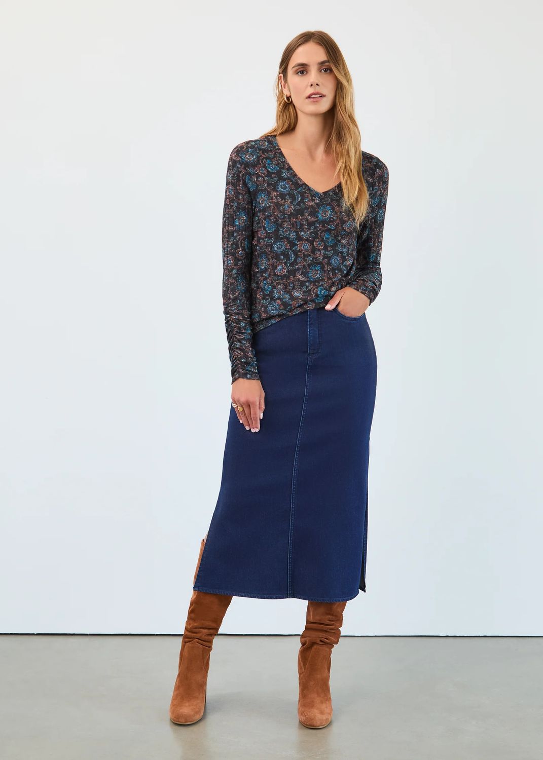 FDJ Long-Sleeve V Neck Top 3184508