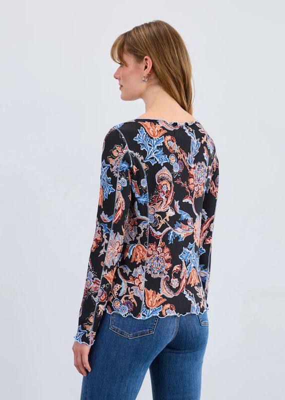 FDJ Long Sleeve Boat-Neck Top 3285161