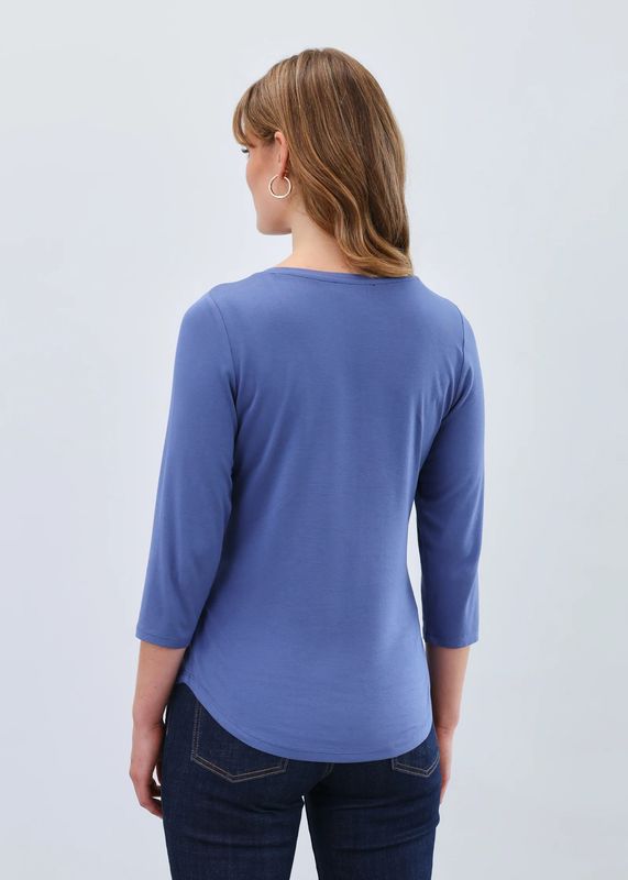 FDJ 3/4 Sleeve V-Neck Top 3318756