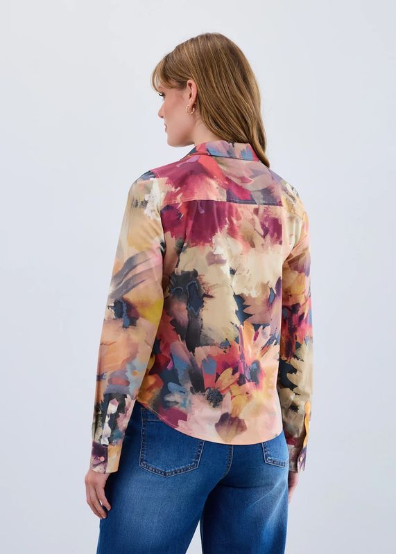 FDJ Long-Sleeve Split Neck Shirt - 7004623